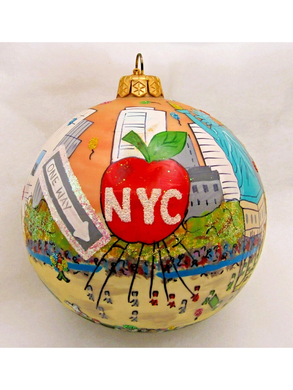 Michael Storrings for Landmark Creations Fanfare NYC Ornament with Tag and Box